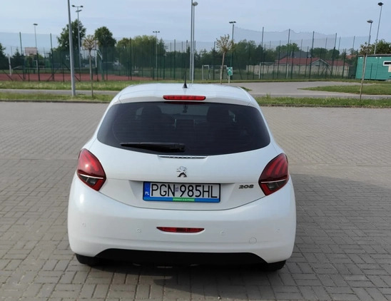 Peugeot 208 cena 28900 przebieg: 92912, rok produkcji 2015 z Gniezno małe 254